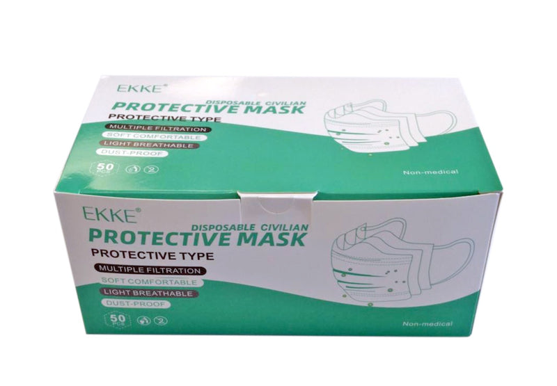 3-Ply Level 1 Disposable Face Masks