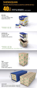 KN95 Protective Disposable Ear-loop Face Mask