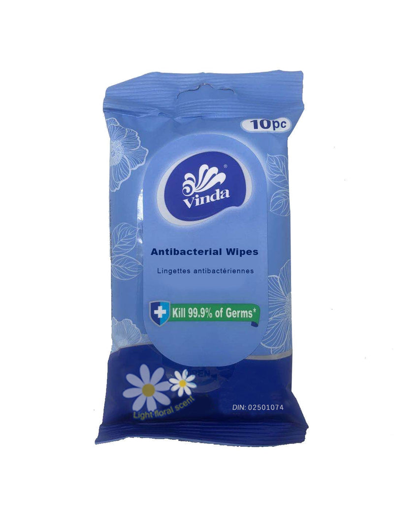 Vinda Antibacterial Wet Wipe 10 Pack
